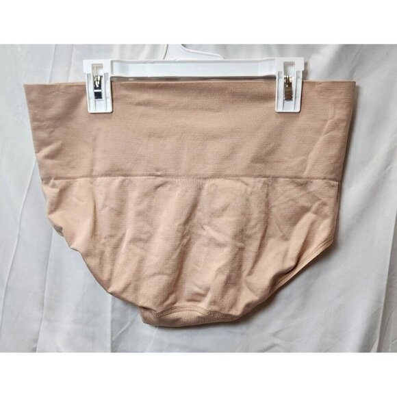 NWOT Jockey Women's Beige High-Waisted Shapewear Briefs Underwear Size L - Picture 3 of 3